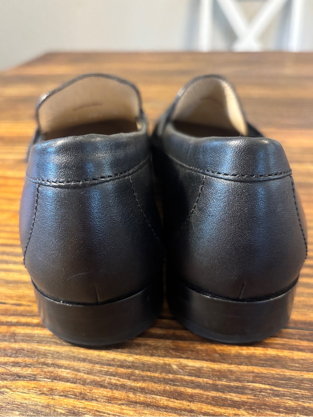 Cole Haan Women’s Black Leather Penny Loafers Size 6.5 B Classic Slip-On Comfort - Picture 2 of 10